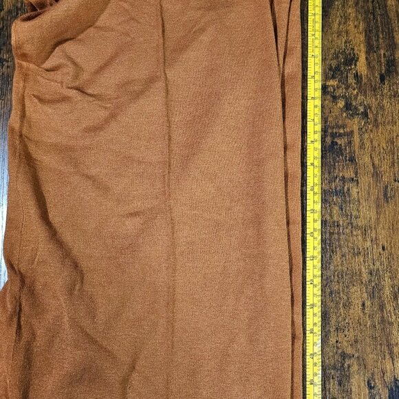 Target Rust Orange Knit Wide Pants Culottes S and XXL - Picture 2 of 9